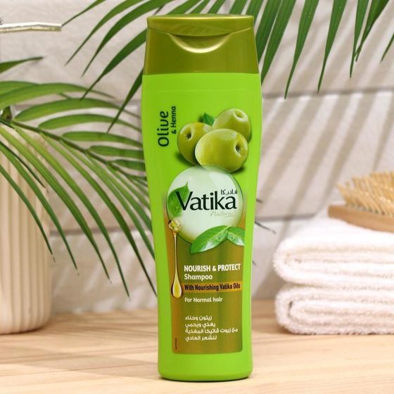 Шампунь для волос Dabur VATIKA Naturals Nourish &amp; Protect, питание и защита, 200 мл