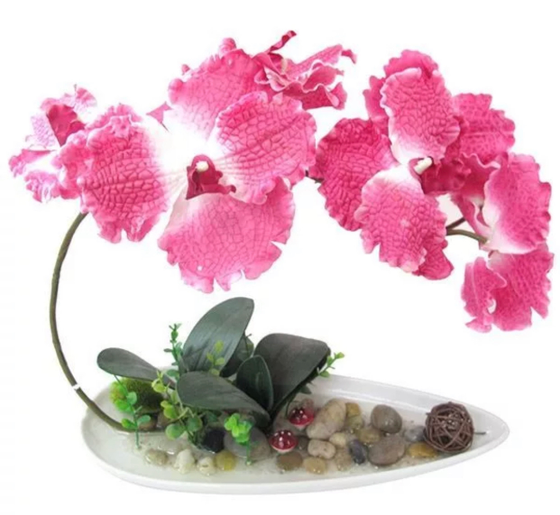 !09 Декоративное изделие &quot;Орхидея&quot; 36*32 см.