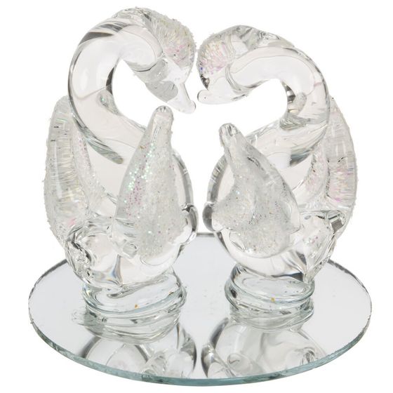 Фигурка декоративная &quot;Лебеди&quot;, Д4,5 Ш4,5 В4 см