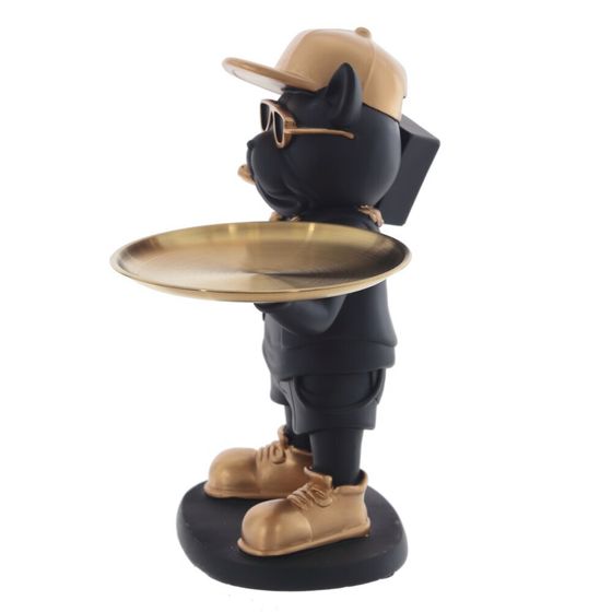 Фигурка декоративная с подносом &quot;Собака&quot;, Д26,5 Ш16,5 В26,5 см