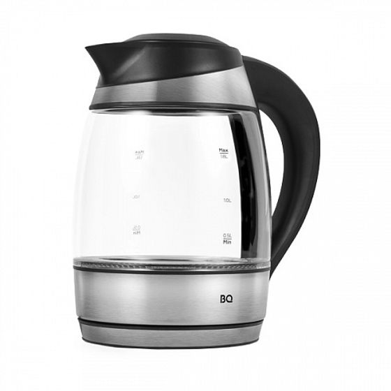 Чайник электрический BQ KT1735G 1.8л 2200Вт стекло/черный/сталь