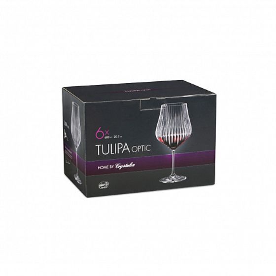 Набор бокалов для вина TULIPA OPTIC 6шт 600мл