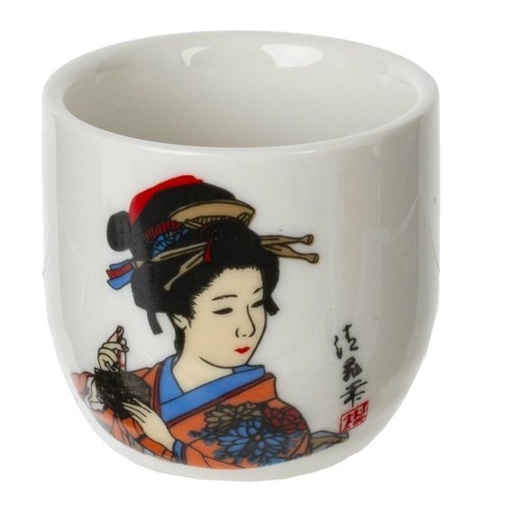 Набор для саке: графин 140 мл и 4 стакана 35 мл, L18,5 W7 H15 см