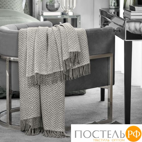 TOGAS ФОРТЬЕ плед 140х200 серый