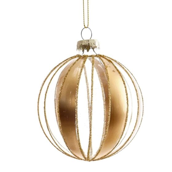 Украшение новогоднее &quot;Шар/Шар волна/Капля&quot;, L8 W8 H10 см, 3в.