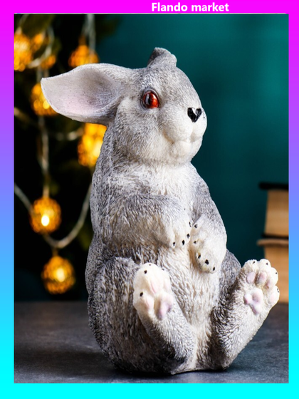 !09 Копилка &quot;Заяц с пятками&quot; 15х12х19 см.