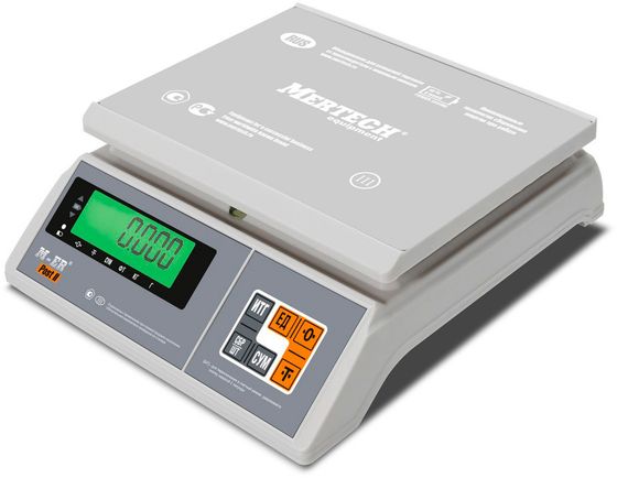 Весы фасовочные Mertech M-ER 326AFU-15.1 LCD 15кг белый (3060)