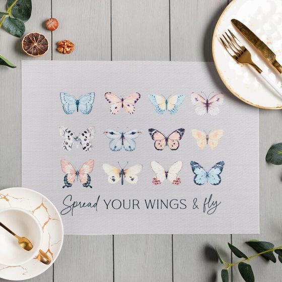 Салфетка на стол Доляна &quot;You Wings&quot; ПВХ 40*29см