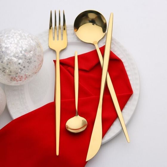 !09 Набор столовых приборов «Мечты сбудутся», нержавеющая сталь, 4 предмета