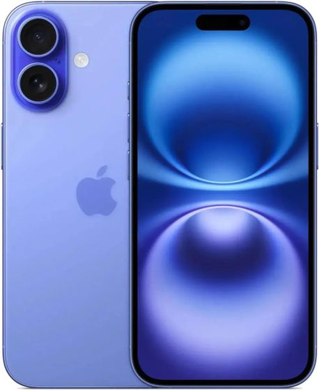 Смартфон Apple iPhone 16 128Gb ультрамарин (MYEC3HN/A)
