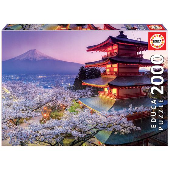 Головоломка Educa Mount Fuji Japan 16775 2000 Предметы