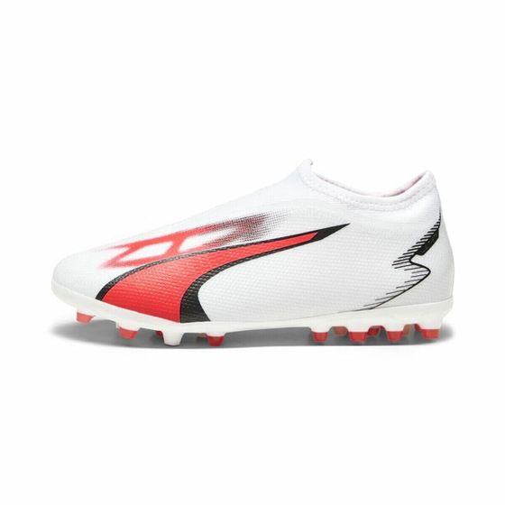 Футбольные бутсы Puma Ultra Match Ll MG белые детские