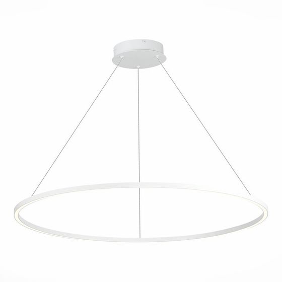 Светильник подвесной St Luce. ST605.543.46. 1х46 Вт, LED, 4000K, 2990 Lm, 80х80 см, цвет белый