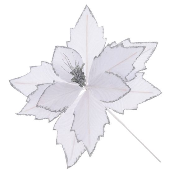 Цветок искусственный &quot;Пуансеттия&quot;, L42 W42 H45 см, 2в.