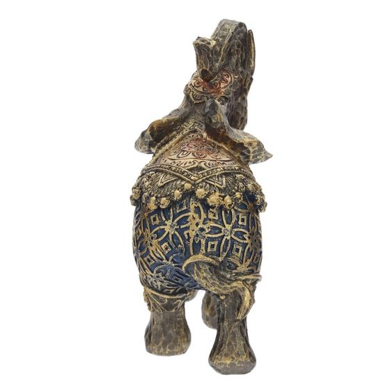 Фигурка декоративная "Слон", L10,5 W5,5 H12,5 см, 1 штука, дизайн микс