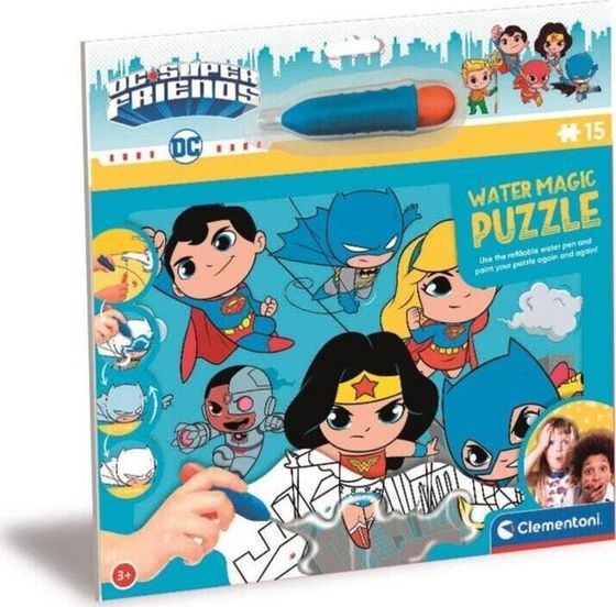 Clementoni Puzzle 15 Water Magic Dc Superfriends