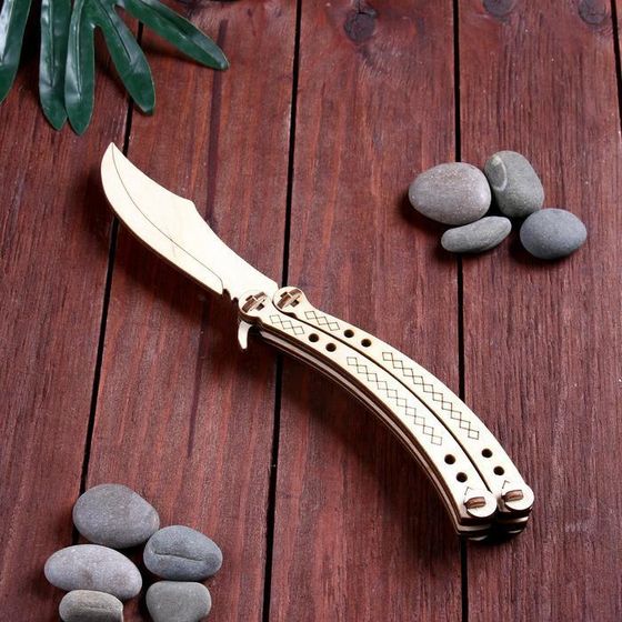 Сувенир деревянный &quot;Нож бабочка&quot;