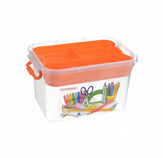 Контейнер для хранения с вкладышем ВАЖНЫЕ МЕЛОЧИ 310х200х180см 6.5л