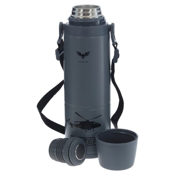 Термос, 1000 мл, L8,5 W8,5 H29 см, дизайн микс