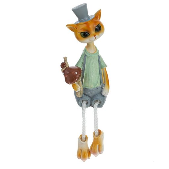 Набор из 2-х фигурок декоративных &quot;Кот&quot;, Д7 Ш6 В13 см