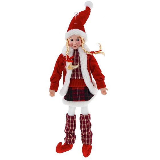 Игрушка набивная &quot;Эльф&quot;, L15 W10 H60 см, 2в.