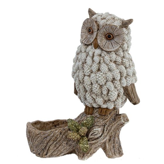 Подсвечник декоративный &quot;Сова&quot;, L10,5 W6 H13,5 см, 2в.