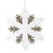 Изделие декоративное подвесное "Снежинка", L26 W0,5 H30 см, 3в.