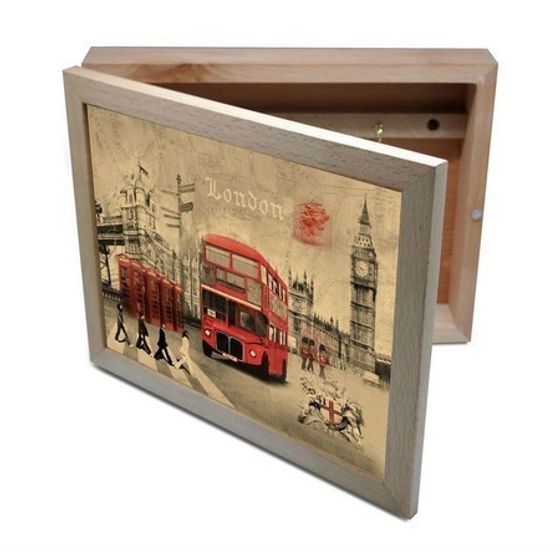 !09 КЛЮЧНИЦА НАСТЕННАЯ &quot;LONDON&quot;, 29 X 22 X 7 СМ