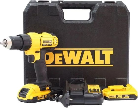 Дрель-шуруповерт аккумуляторная DeWalt DCD771D2-KS 18В 2АКБ 2Ач и ЗУ (кейс)
