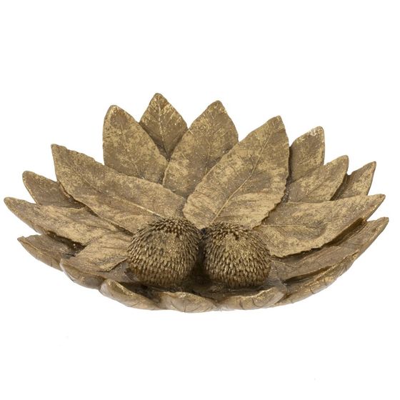 Блюдо декоративное "Ёжики на листьях", L23,5 W24 H6 см