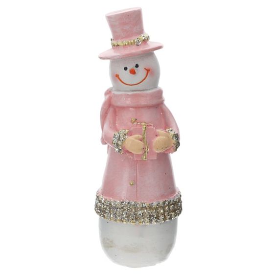 Фигурка декоративная &quot;Снеговик&quot;, L4 W3,5 H11 см, 2в.