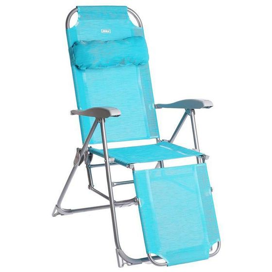 Кресло-шезлонг, 82x59x116 см, цвет бирюзовый