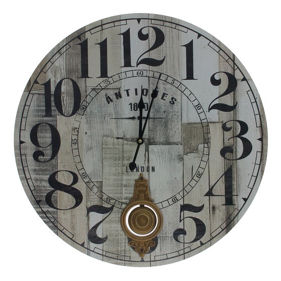 Часы настенные декоративные, Д58,5 Ш4,5 В58 см, (2xАА не прилаг.)