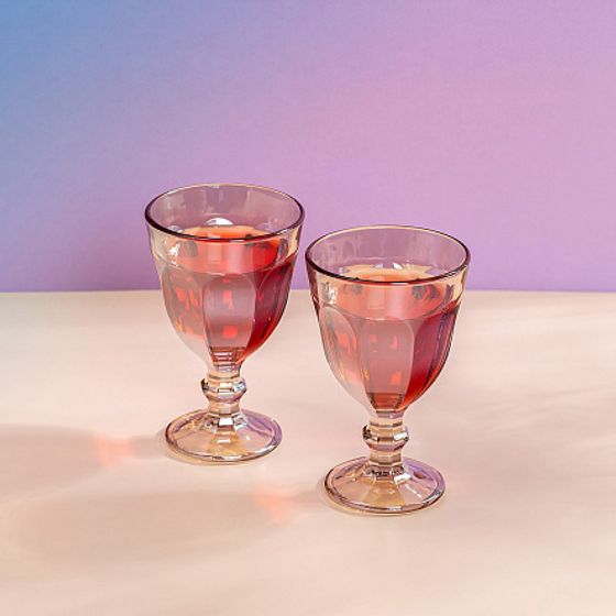 Набор бокалов для вина РОМАН ЗОЛОТОЙ МЁД 2шт 240мл