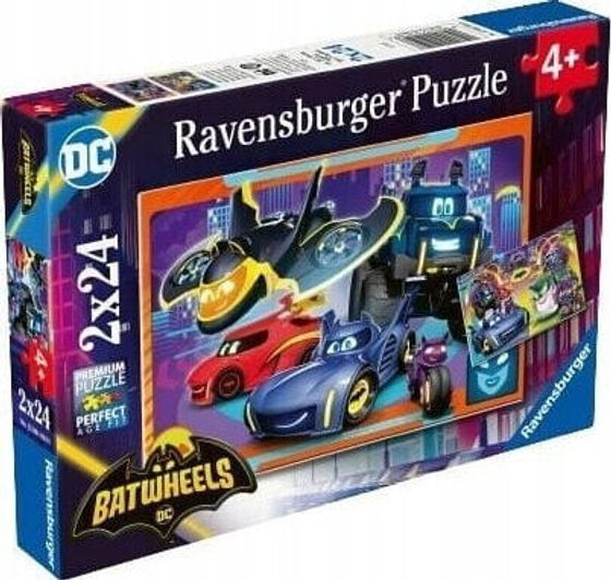 Ravensburger Puzzle 2x24 elementy Batwheels