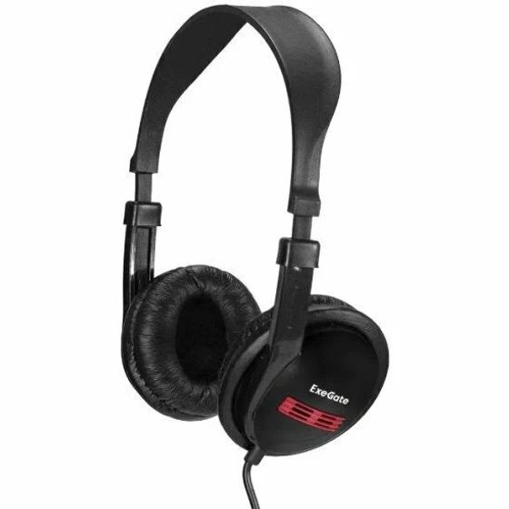 Гарнитура накладные ExeGate Office HS-120S проводные черный (EX295314RUS)