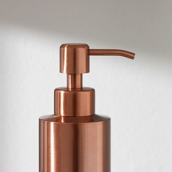 !09 Дозатор для мыла, 350 мл, нержавеющая сталь, цвет бронзовый
