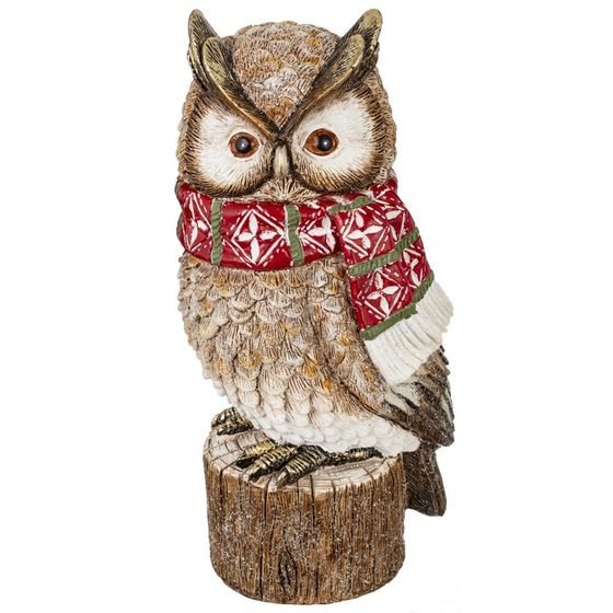 Фигурка декоративная "Сова", L11 W11 H23 см