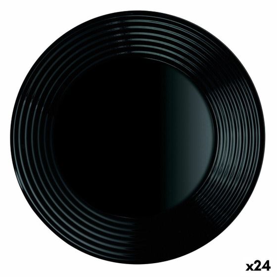 Стекло Luminarc Harena Black (Ø 23,5 см) (24 шт.)