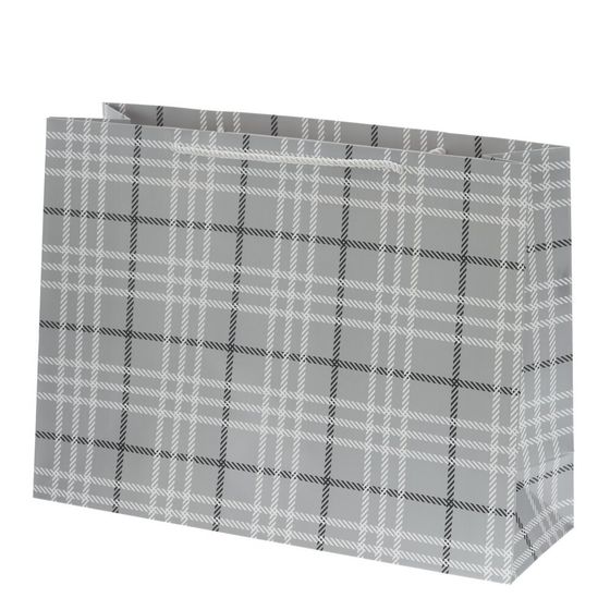 Пакет подарочный L (бумага 250г/м2, блок 12шт), L47 W15 H35 см, 4в.