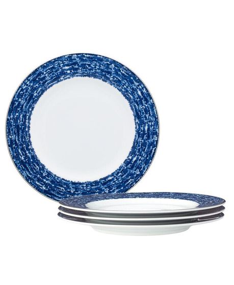 Rill Set of 4 Salad Plates, Service for 4