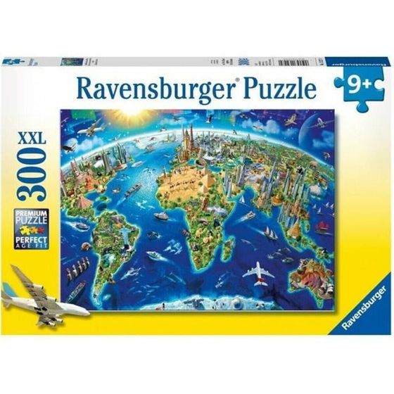 Головоломка Ravensburger Map of the monuments of the world