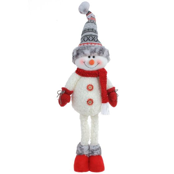 Игрушка набивная &quot;Снеговик&quot;, L22 W9 H66/45 см, 2в.