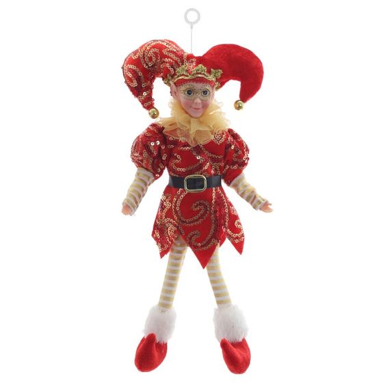 Игрушка набивная подвесная &quot;Эльф&quot;, L13 W5 H26 см, 2в.