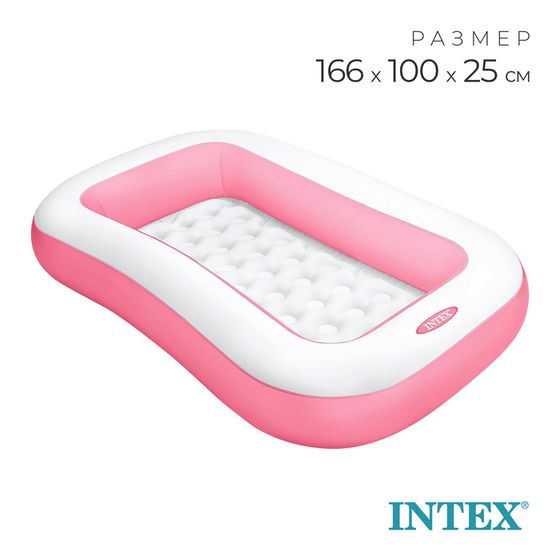 Бассейн надувной INTEX, 166×100×25 см, от 2 лет 58423NP