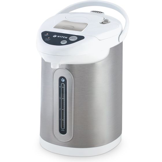 Термопот Vitek VT-1196 W 4л 750Вт белый/серебро
