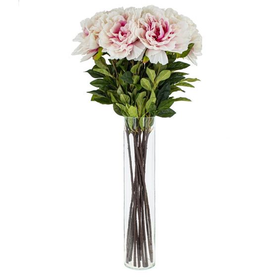 Цветок искусственный &quot;Пион&quot;, D25 см, L24 W24 H117 см