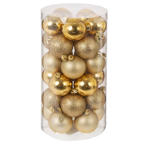 Набор из 30шт Украшение новогоднее &quot;Шар&quot;, D 5 см, L13,5 W13,5 H26 см