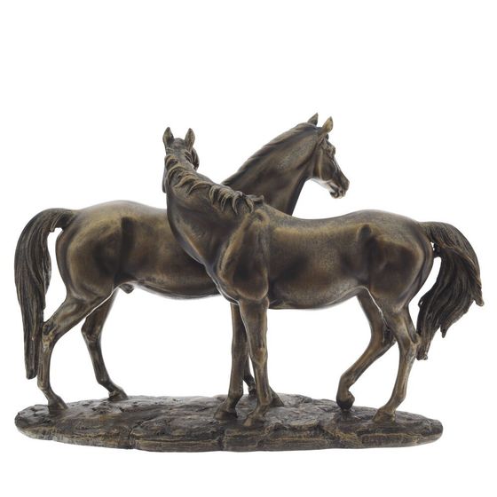 Фигурка декоративная &quot;Лошади&quot;, L31,5 W12,5 H20 см