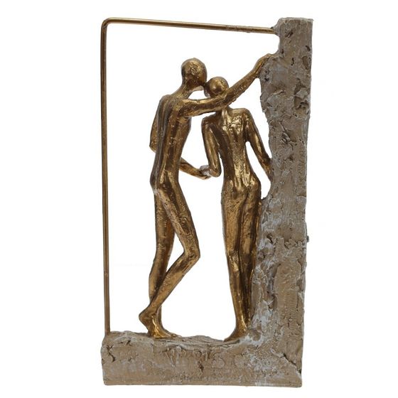 Фигурка декоративная &quot;Влюбленная пара&quot;, L14 W4,5 H25 см